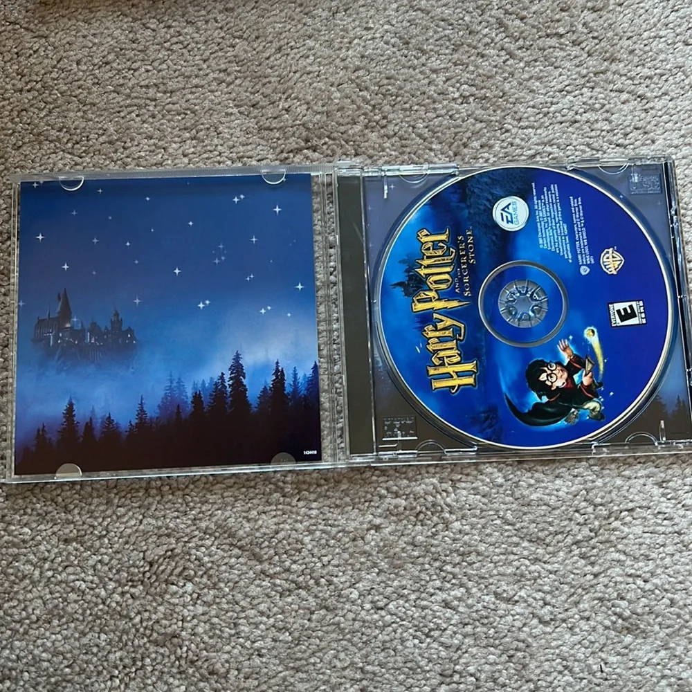 Harry Potter and the Sorcerer's Stone 2001 Pc cd-rom EA games Warner brothers